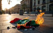 vandalismo a trezzano sul naviglio distruzione della bandiera palestinese python 1759016370
