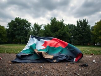 vandalismo contro la bandiera palestinese a trezzano sul naviglio un attacco da condannare python 1759098691