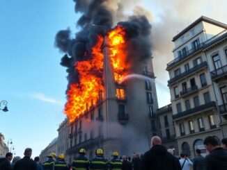 incendio a milano un palazzo in fiamme provoca evacuazioni 1760743281