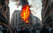 incendio nel centro citta provoca evacuazioni e panico 1760021906