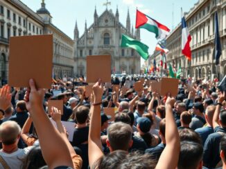 milano il cuore delle proteste contro il malessere sociale 1760351389
