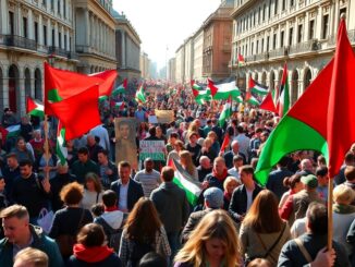 milano in piazza sostegno alla flottilla e alla pace in palestina python 1759716226