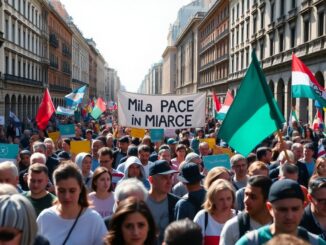 milano per la pace oltre 30000 partecipanti al corteo di mobilitazione python 1759564266