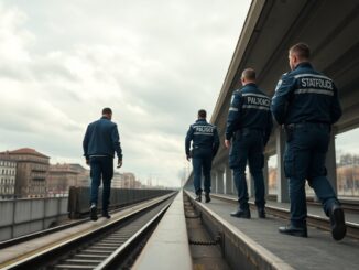 polizia di stato interrompe il traffico ferroviario a milano per salvare un uomo 1761437617