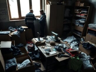 scoperto a milano un laboratorio segreto di abbigliamento contraffatto i dettagli svelati 1761760126