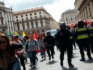 sparatoria in centro durante manifestazione cosa e successo 1761507495