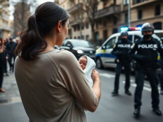 aggressione a milano arrestato compagno violento di fronte al neonato 1763058686