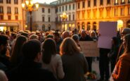 aggressione alla vigilessa a bollate la comunita si mobilita in segno di solidarieta 1763276025