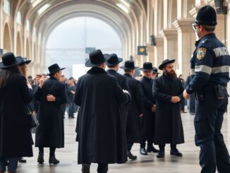 aggressione antisemita alla stazione centrale di milano attacco a un gruppo di ebrei ortodossi 1762944403