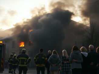 incendio in via giovanni de predis evacuazione di emergenza e un ferito registrato 1763376701