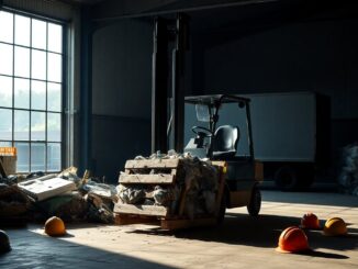 incidente mortale a gessate autotrasportatore di 61 anni schiacciato da un muletto 1763674912