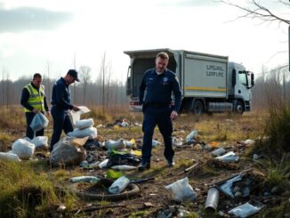 operazione di polizia locale contro la discarica abusiva a trezzano sul naviglio 1762199383