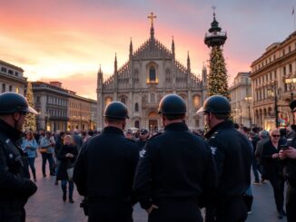 capodanno a milano sicurezza e controlli agli ingressi in piazza duomo 1765402981