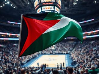 consigliere paladini sanzionato per aver esposto la bandiera palestinese durante una partita di basket 1764619083