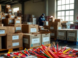 controlli della guardia di finanza a milano sequestrate oltre 12 tonnellate di fuochi dartificio illegali 1766947600