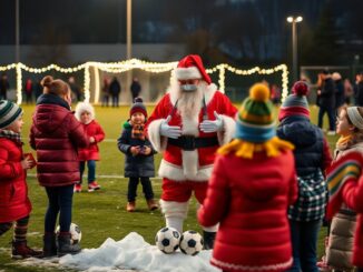 il calcio canegrate celebra il natale con babbo natale e sostiene la solidarieta 1766234121