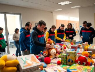 la curva nord dellinter dona giocattoli ai bambini ricoverati al san carlo 1766187162