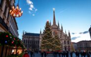 lalbero di natale in piazza duomo e la celebrazione olimpica 1765210849
