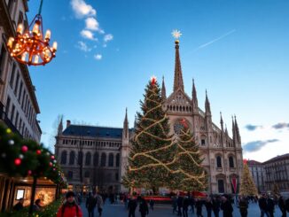 lalbero di natale in piazza duomo e la celebrazione olimpica 1765210849