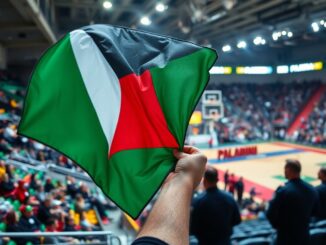 luca paladini sanzionato per aver esposto la bandiera palestinese al forum di assago 1764662213