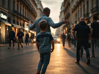 padre eroico salva il figlio durante un tentativo di rapina 1766484939