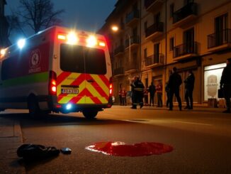 giovane ferito da colpo darma da fuoco in un incidente di violenza a gratosoglio 1769077599