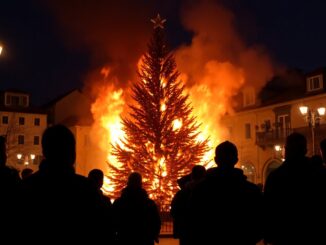 incendio dellalbero di natale a trezzano sul naviglio identificati i colpevoli 1767992931