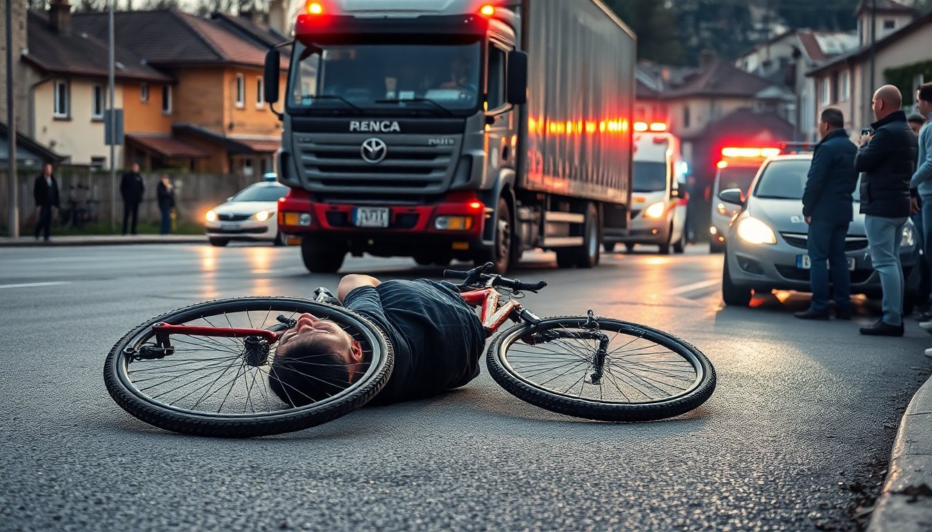 Incidente Fatale a Gaggiano: Ciclista Investito da Camion Pesante