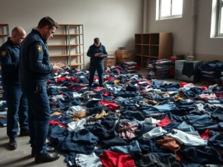 maxi sequestro di abbigliamento falso a lacchiarella scoperta shock 1769694784