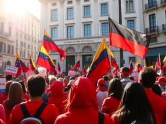 mobilitazione a milano contro laggressione degli stati uniti al venezuela 1767526905