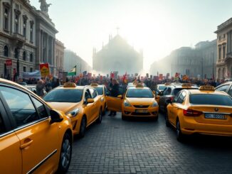 sciopero dei tassisti a milano motivi e rivendicazioni in primo piano 1768316940