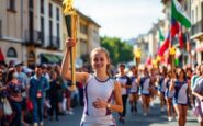 elisa zilio tra i tedofori della staffetta olimpica a legnano 1770199123