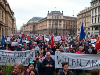 manifestazione di protesta contro le olimpiadi a milano 1770519540