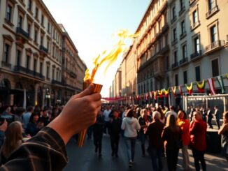 milano accoglie la torcia olimpica con un percorso emozionante 1770338511