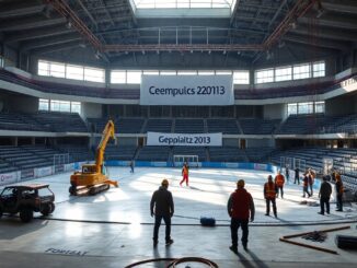 preparativi finali per lice skating arena di assago verso le olimpiadi 1770282420