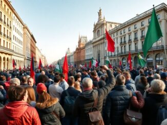 scontri e proteste a milano per le olimpiadi 2026 1770547685