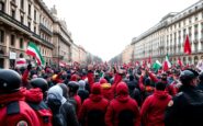 scontri e tensioni il corteo contro le olimpiadi di milano 1770575974