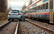treno della linea mortara rogoredo investe unauto a abbiategrasso nessun ferito grave 1771821823