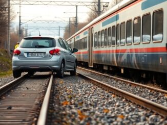 treno della linea mortara rogoredo investe unauto a abbiategrasso nessun ferito grave 1771821823