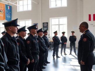 visita del comandante dei carabinieri a milano per linaugurazione delle olimpiadi 1770410252