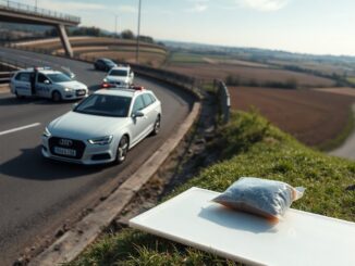 fuga dalla polizia sulla sp412 sequestro di cocaina dopo lanciarsi dal ponte 1774395003