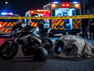 motociclista 25enne gravemente ferito allincrocio tra via giovanni bensi e via bisceglie 1773284442