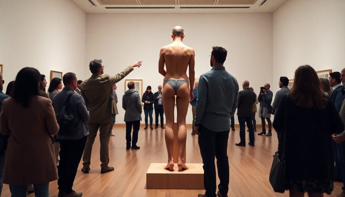 Uno spettacolo di Leonardo Manzan: satira, nudità e critica al culto dell’autore