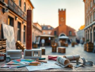 Concorso artistico per la ciminiera vicino alla Biblioteca Lorenteggio a Milano