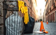 Controlli a Cesate per impedire l'uso dei cestini pubblici come bidoni di casa