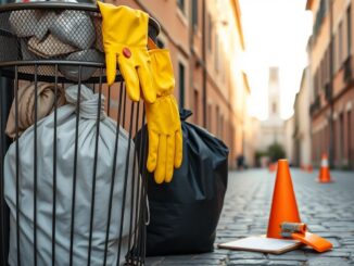 Controlli a Cesate per impedire l'uso dei cestini pubblici come bidoni di casa