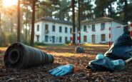 Giornata del Verde Pulito a Garbagnate: ordigno trovato nella pineta dell'ex sanatorio