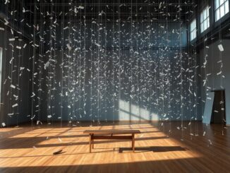 Installazione di Chiharu Shiota al Mudec: il momento in cui la neve si scioglie