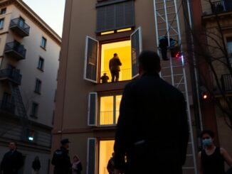 Intervento dei carabinieri a Milano: uomo salvato dopo un tentativo di salto dal quarto piano