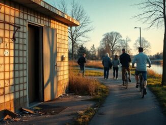 Latrina abbandonata vicino al Villoresi: i cittadini chiedono l’abbattimento